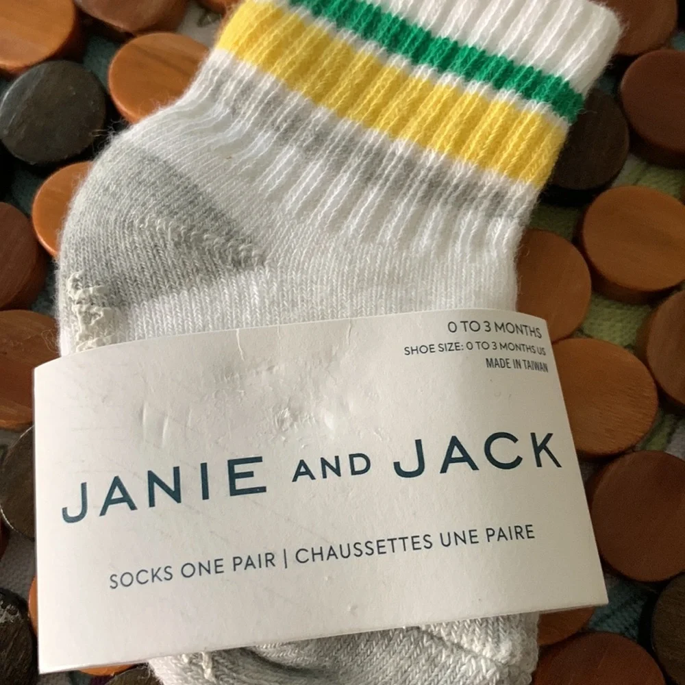 Janie and Jack Baby Boy Bundle 5 Pairs of Socks
